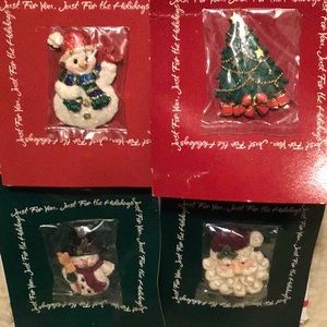 Vintage Christmas pins